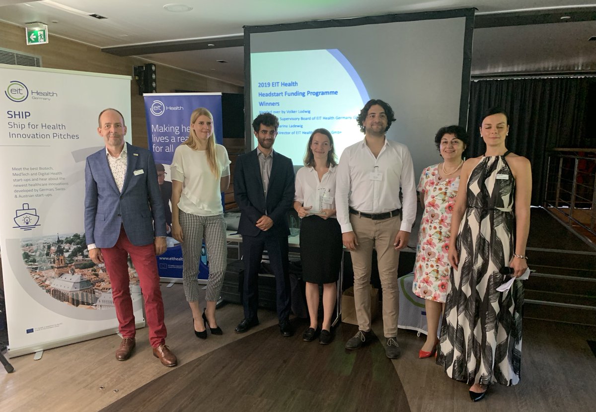 MirjamBauer's tweet photo. Jetzt online: Unser Video mit Adrian Schomburg vom #Startup #Eisbach #Ship19 mit seiner preisverdächtigen Medikamenten-Entwicklung #Biotechnologie #Cancer @DKG_Berlin @EIT_Health_de https://t.co/8RXCsATn5H https://t.co/u1p7FyYZm2