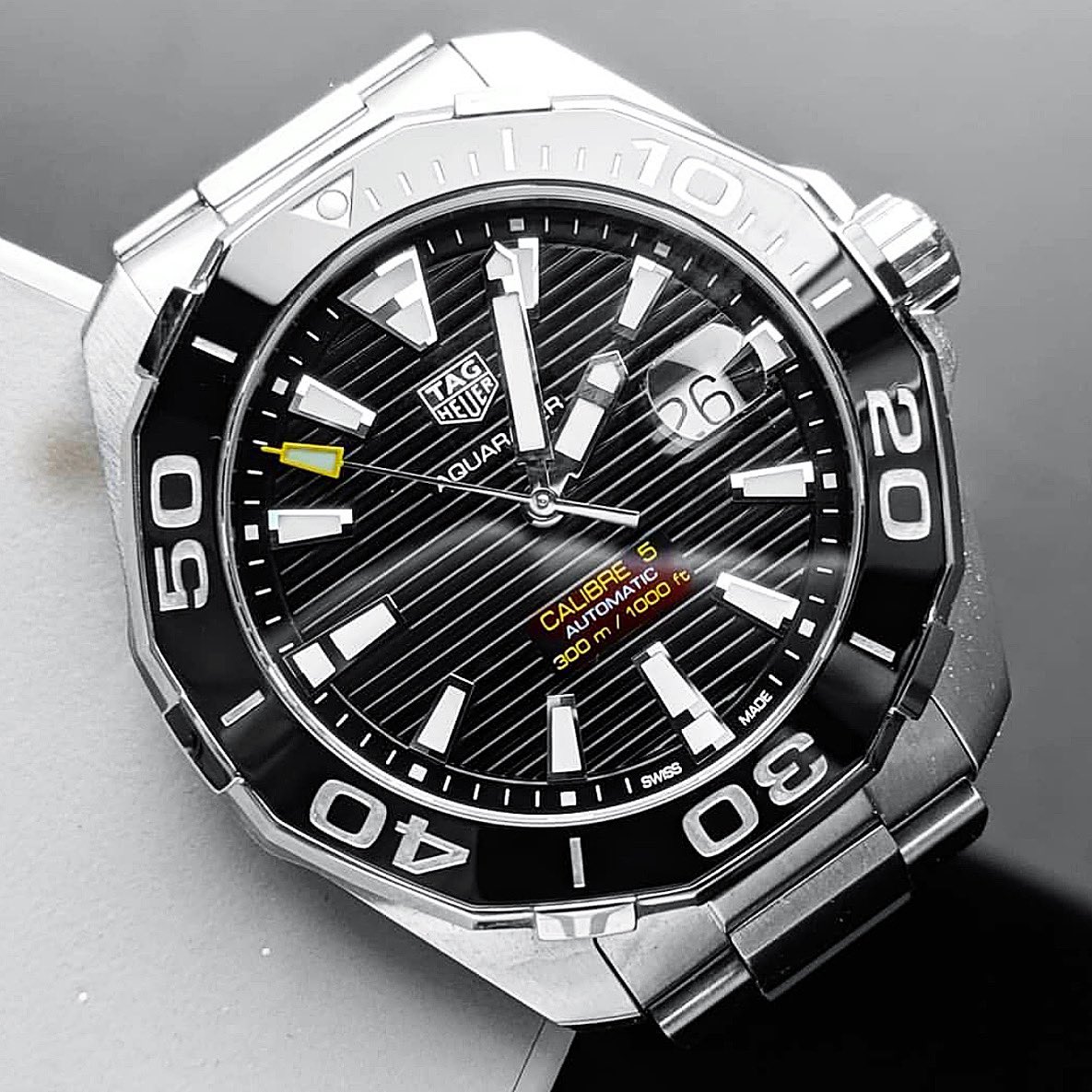 Calibre11's tweet photo. Aquaracer 300m Calibre 5 by @virgilefontaine #tagheuer #tagheueraquaracer #aquaracer #calibre5 https://t.co/Tfkp5fiu97
