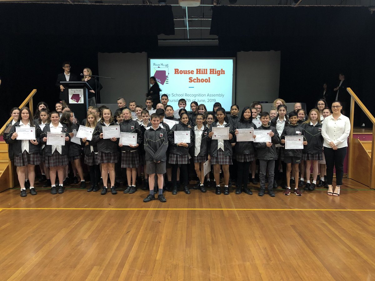 So proud of my Yr 7 students who received recognition for their achievements in their first semester of high school!! ☺️ #proudyearadvisor
