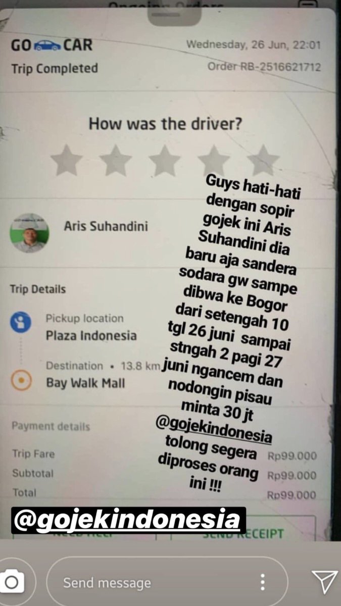 theaIchemists's tweet photo. Yo stay safe everyone, my senior got kidnapped by Go-Car driver last night. Bring out your pepper spray bc there are some sick people out there.

P.s. she's safe now, thank god. https://t.co/8umuM2PEkz