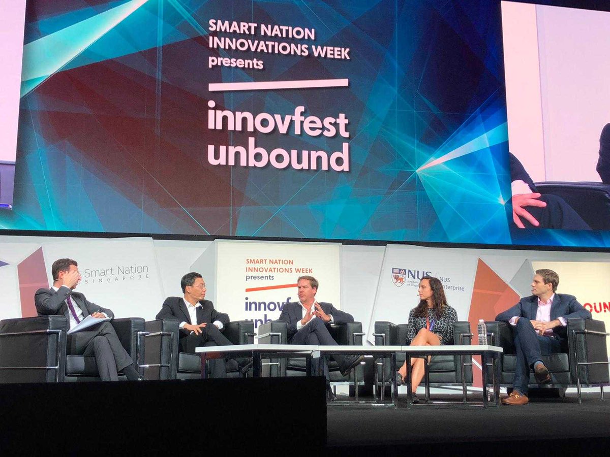 "The future of work means the #workforce needs to learn, unlearn and upskill themselves to prepare for the digital era." <a href="/rtaal/">Renzo Taal</a> shares his thoughts on preparing #employees for the #4IR here at #InnovfestUnbound.