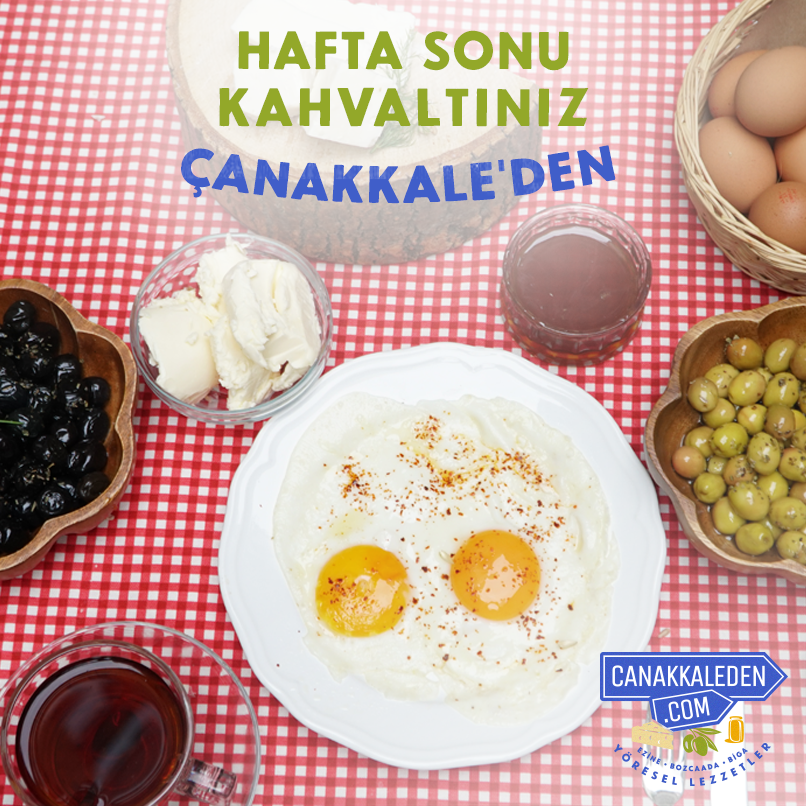 Hafta sonu geldiii.👏🏻 Şöyle güzel bir hafta sonu kahvaltısı için gereken her şey canakkaleden.com’da.👍🏻 Hemen sipariş verin.
