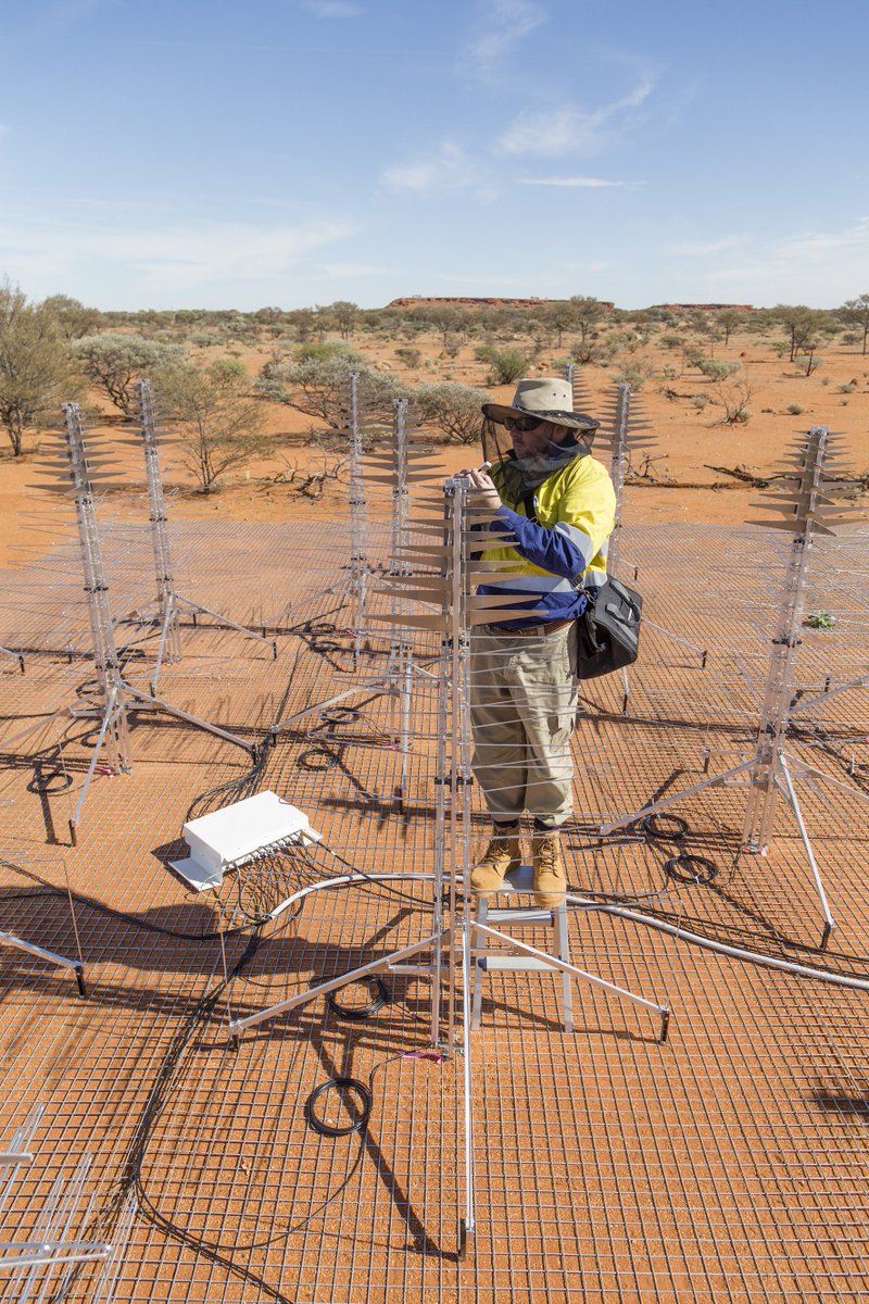 It's exciting to see the latest SKA-low antenna design test array coming together. This has involved a lot of hard work from many institutions, including <a href="/ASTRON_NL/">ASTRON</a>, <a href="/Cambridge_Uni/">Cambridge University</a>, <a href="/ICRAR/">ICRAR</a>, <a href="/IRA_INAF/">IRA-INAF</a>, @uniofmalta and <a href="/UniofOxford/">University of Oxford</a>. Photo courtesy of <a href="/ICRAR/">ICRAR</a> / <a href="/CurtinUni/">Curtin University</a>.