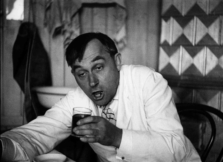 A portrait of the eccentric interwar Polish writer and painter Stanisław Ignacy Witkiewicz (Witkacy), entitled "Comrade Peresmerdlov Observing the Execution of the Mensheviks” (1931). Witkacy witnessed revolution in St Petersburg, shaping his "catastrophist" vision of history.