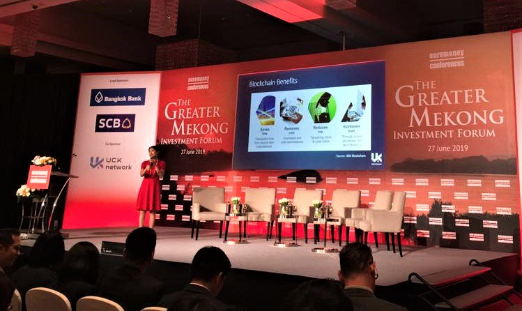 EuromoneyConf's tweet photo. Presentation by UCK Network in the process. #emMekong https://t.co/vmdog65kFs