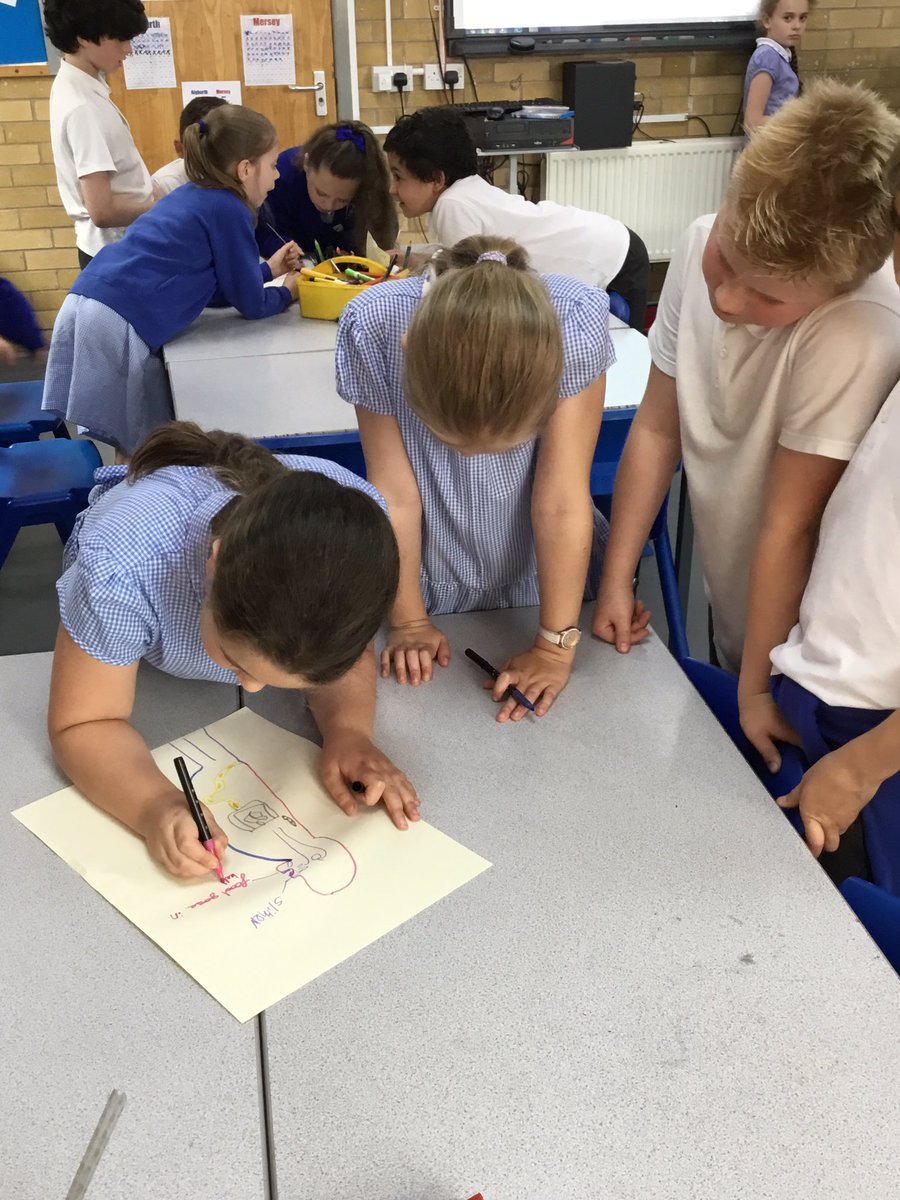 st_michaels_ham's tweet photo. 4X did a brilliant vertical relay recap of our lesson on the digestive system! They loved the moment they could ‘spy’ on others! @WallaceIsabella #verticalrelay #talklessteaching https://t.co/ewLUGa1joT