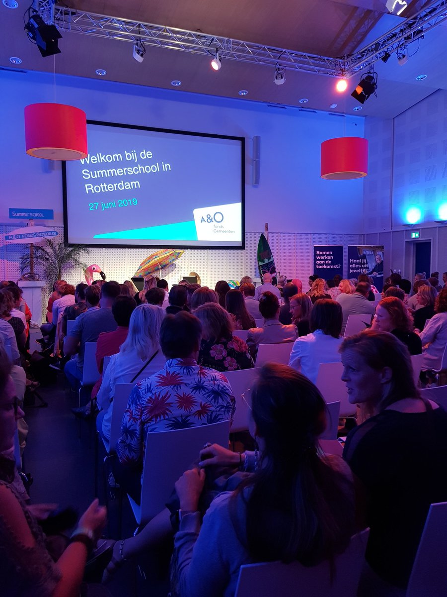 Bij de summerschool in Blijdorp om te werken aan lef, samenwerken en luisteren!  #summerschool <a href="/AenOGemeenten/">A&O fonds Gemeenten</a>