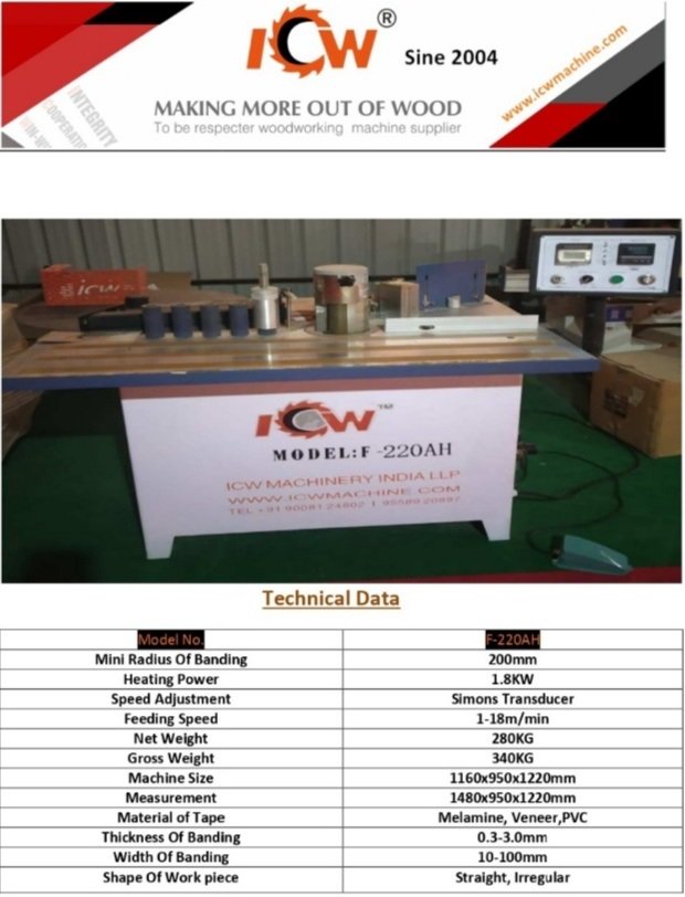 ICW_Machinery's tweet photo. #ICW
#Manual #Edge #Banding #Machine
Hurry Up!!!!!
Now In stock 
Discount Offer Best Price
Please Contact us for more Detail 
whatsapp +91 72279 79264 +91 90081 24802 https://t.co/Qqh4IHs5no