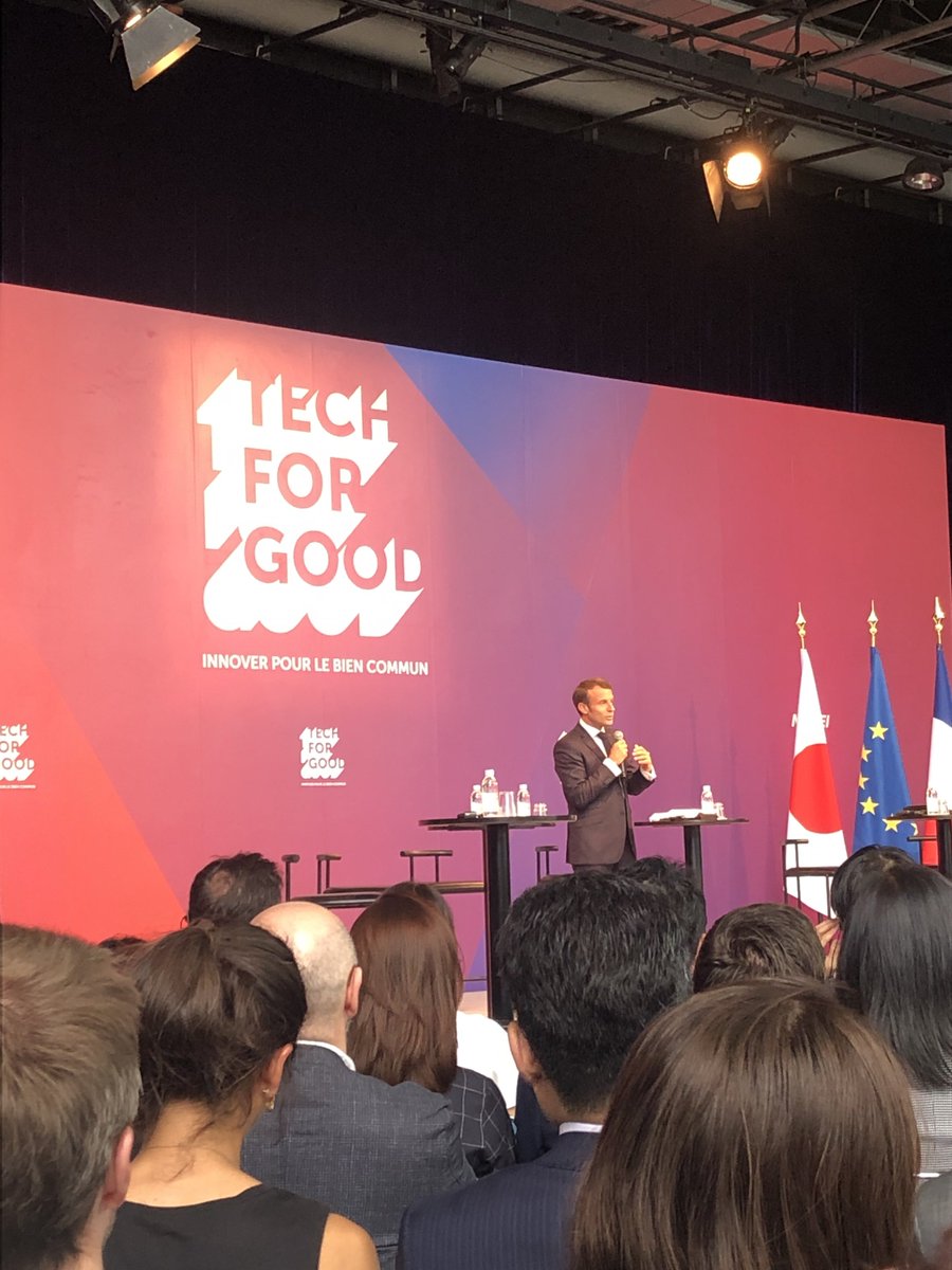 We are glad to be invited this morning among French and Japanese companies to a debate about #tech4good with the French President. At Source, with our partners and clients in Europe, Asia and Africa we are always keen to help to make a positive change in the society. #sourcejapan