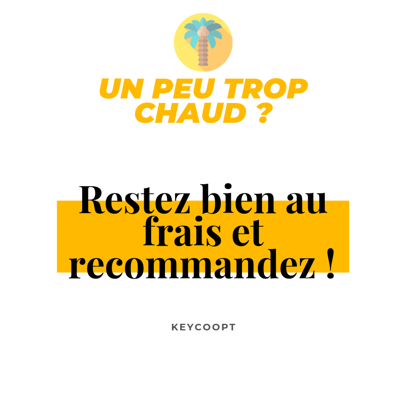 Keycoopt's tweet image. Avec ces températures, prenez un peu de temps au frais pour #recommander !🌞Jetez un œil à nos #annonces toutes fraîches en ligne et qui sait vous pourrez peut-être bientôt avoir les pieds dans l’eau grâce à une prime ! 😎 Par ici  bit.ly/2F5m6vi 
#JeudiPhoto #cooptation