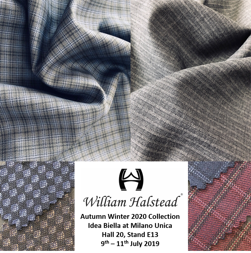 W_Halstead1875's tweet photo. Our Autumn Winter 2020 collection is launching at Idea Biella @milanounica_mu 9th-11th July, Hall 20, Stand E13. To make an appointment Tel: +44 (0)1274 655900, sales@williamhalstead.co.uk #williamhalstead1875 #ideabiella #milanounica #milan #milano #autumnwinter2020 #aw2020 https://t.co/koGlD4rH15