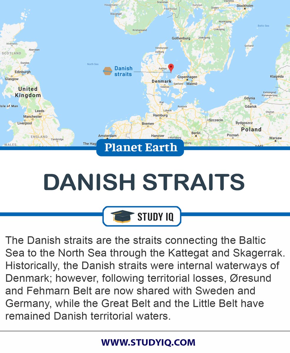 upsciq's tweet photo. #PlanetEarth #DanishStraits #Map #MapPractice #GeographyMaps #UPSC #CSE2020 https://t.co/vEpzbdlFYZ