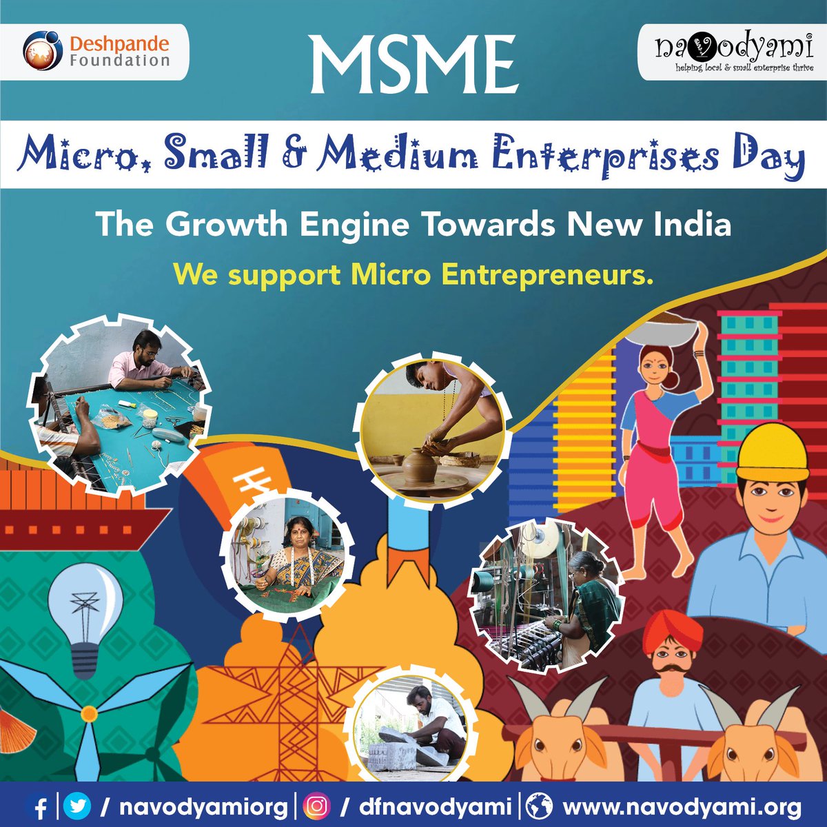 DFmicroentp's tweet photo. A typical marketplace in a developing country comprises majorly of micro - entrepreneurs from fields ranging in agriculture to manufacturing and the service sector. MSME has played a predominant role in the development of the country in terms of creating employment opportunities. https://t.co/yvdTrDCECI