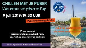 Dinsdag 9 juli organiseert <a href="/EN_COO/">ouders&coo</a> een ouderavond voor ouders met pubers.  ouders-en-coo.nl/events/event/b…