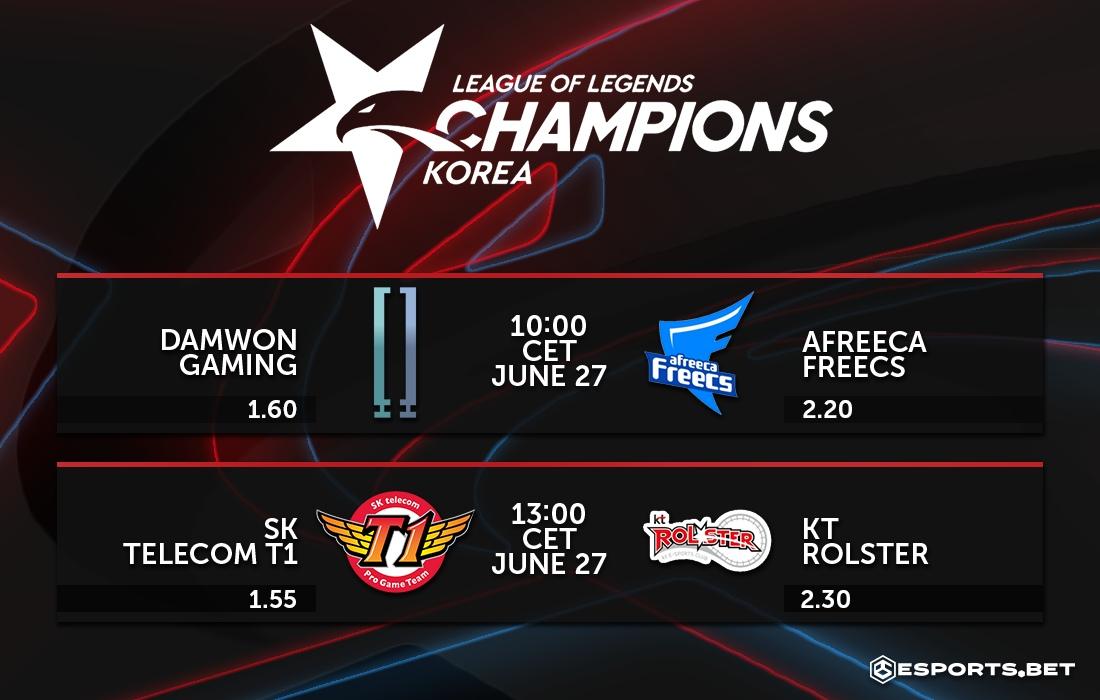 ESPORTS_dot_BET's tweet photo. LCK matches for today.

#Esportsbet #LeagueOfLegends https://t.co/HijUB7jhWf