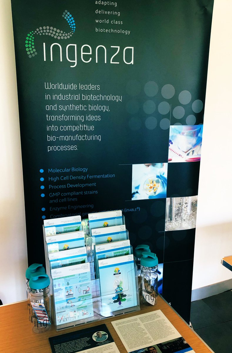 IngenzaLtd's tweet photo. All set up for today’s #TenantShowcase @roslininstitute organised by @Roslinnovation. Our MD Dr Ian Fotheringham will be introducing @IngenzaLtd to all of our neighbouring tenants at #EasterBush we look forward to meeting you all soon! https://t.co/zdpAI6c9We