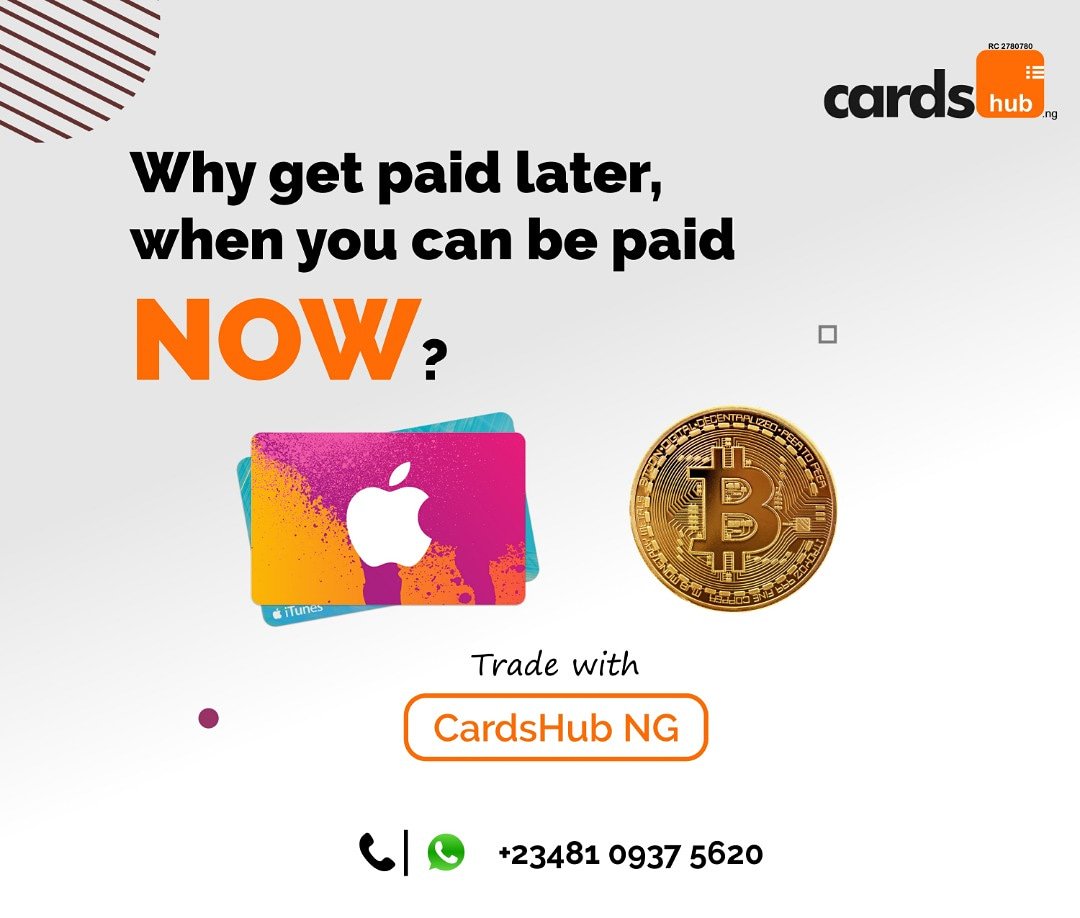 cardshub_ng's tweet photo. INSTANY PAYMENT ✔️ ✔️✔️
That's how stars do @cardshub_ng
Trade what you've got with us and get paid instantly at best rate.
Call/WhatsApp Lawson 23481 0937 5620
#Cardshub #Trade #InstantPayment #ThursdayFeeling #thatshowstarsdo #Giftcard #Bitcoin #cryptocurrency https://t.co/IstEoxncAL