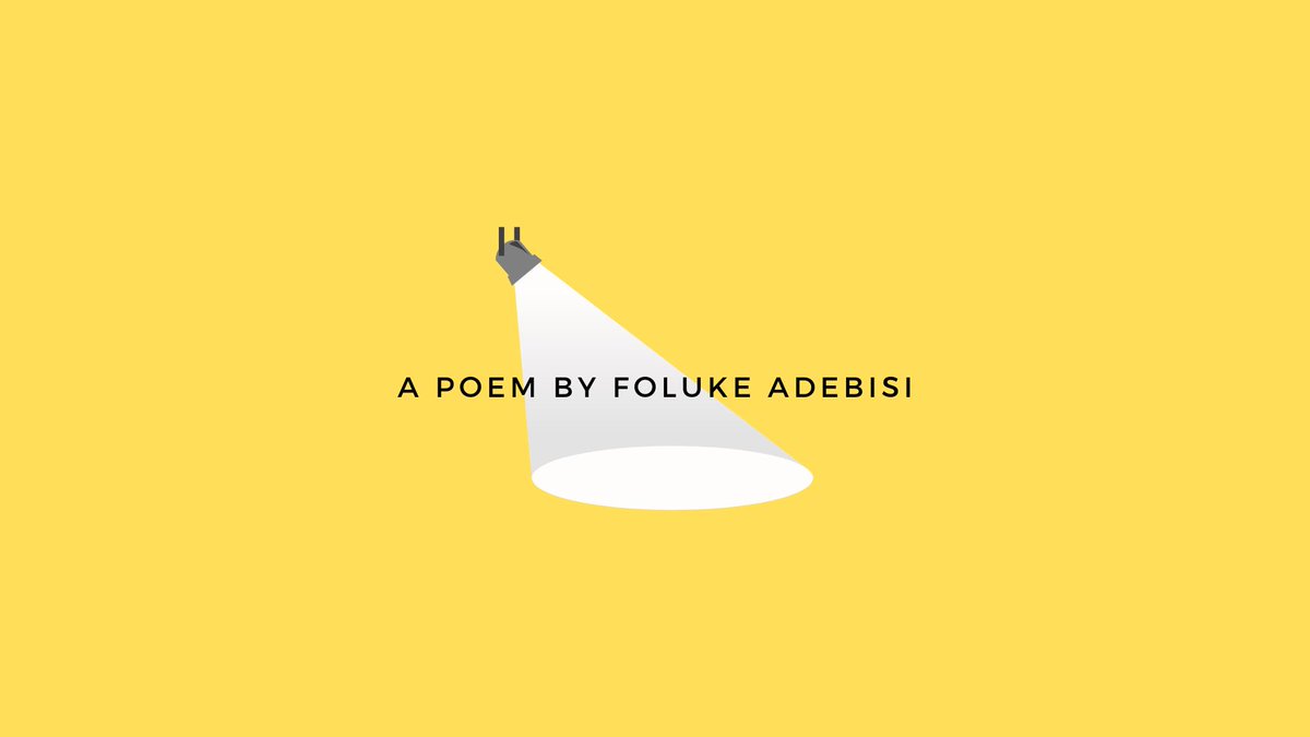 I write poetry because as Audre Lorde says, ‘Poetry is not a luxury. It is a vital necessity of our existence.' I wrote this poem on MicroAggressions last year. Let me know what you think! folukeafrica.com/acceptable-tra…