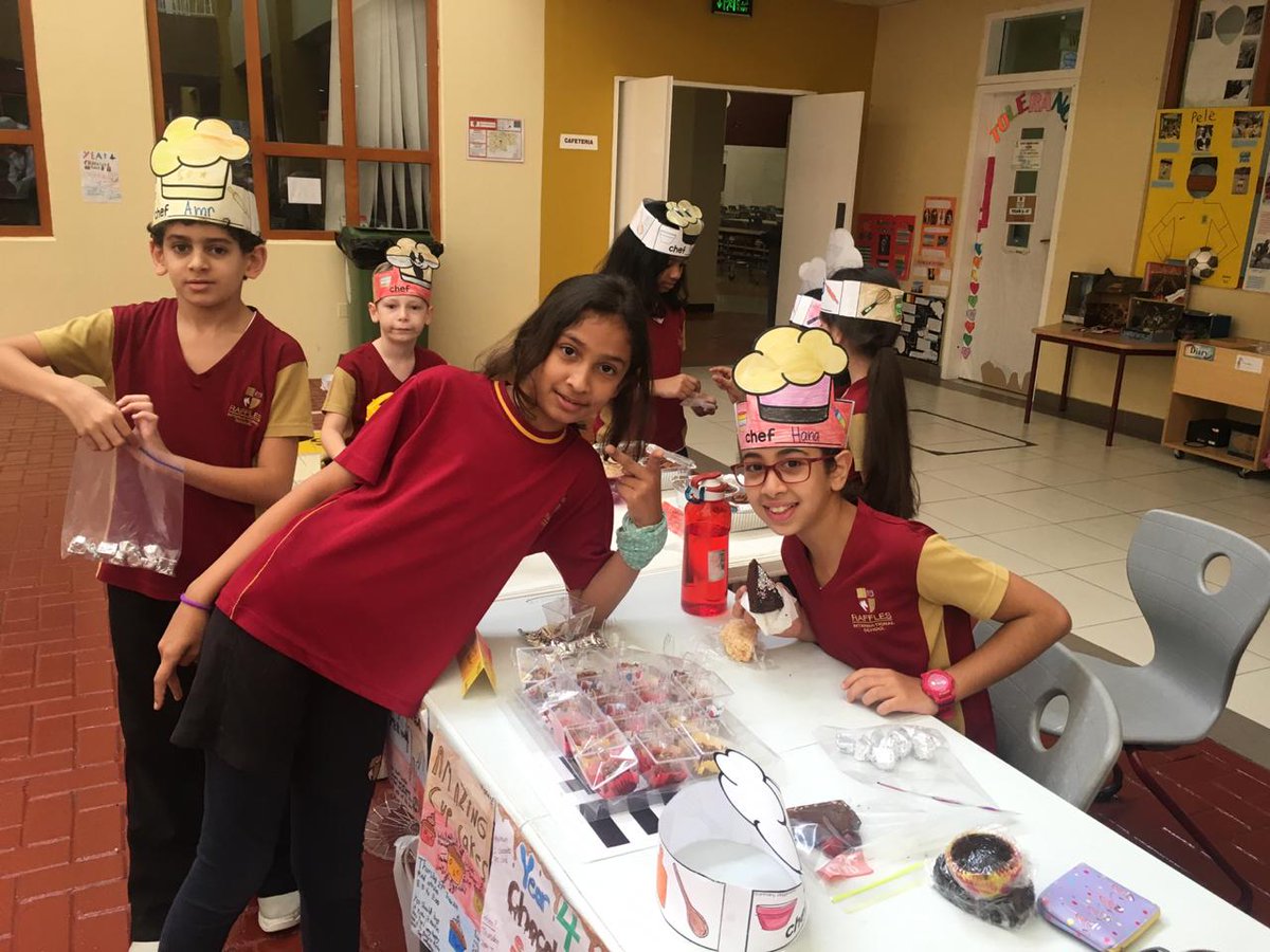Raising money for charity at the Year 4 Chocolate Sale #RafflesISy4 #RafflesISinnovation #RafflesISachievement #RafflesISevents