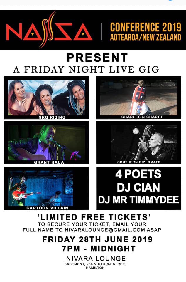 #naisa folks in #hamiltonnz come check out the poets tomorrow. #columpabobb and #leemaracle will be there with all these cool catz. Reading from our new book, #hopematters. Will make sure to read some of the wicked awesome poems from Co-writer #taniacarter too