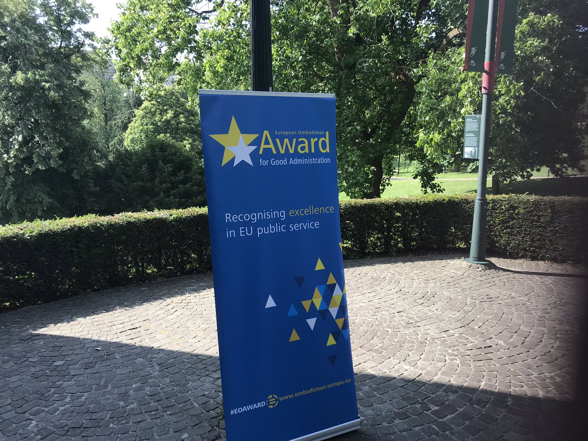 AgnesMONFRET's tweet photo. 2019 @EUombudsman  #EOaward just starting 
Fingers crossed 🤞 for @EUinmyRegion #ROADTRIPROJECT 1st edition as the 2nd one is about to start!
https://t.co/S6NUVUbEN6 https://t.co/OZG1MbVemA