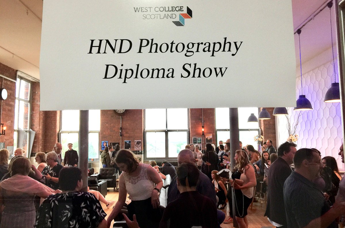 WestCollScot's tweet photo. Last week our #Paisley HND #Photography students exhibited their final year photography work @AbbeyMillBusCtr .The students worked on live commercial projects, fashion, sport and advertising photography. Still places available for next year! https://t.co/DriSqk1Zvc https://t.co/IY1PUCLiEm