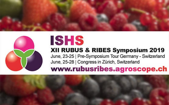 Esta semana nos encontramos asistiendo al #RubusRibes2019 Symposium, evento de referencia en el sector a nivel mundial y que organiza @Agroscope en su duodécima edición. En esta ocasión, la ciudad de Zúrich ha sido la encargada de acoger la cita 🇨🇭