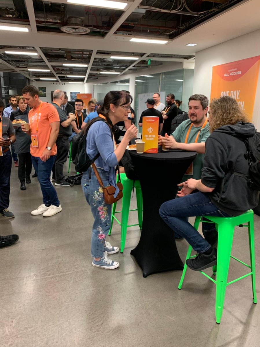 Spiceworks's tweet photo. Today's the day! #ITpros are fueling up for a #tech-filled day at #AllAccessIT in London! https://t.co/t9ac5ss12r