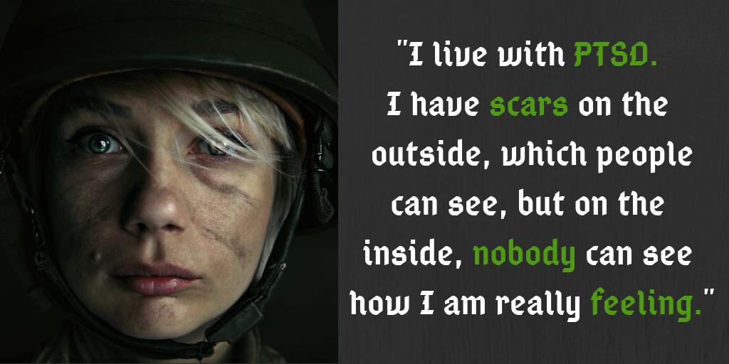 Good morning #TwitTeam

Today is National #PTSD Awareness Day.

 Post Traumatic Stress Disorder has a profound effect on the lives of those who suffer from it.  The statistics alone are staggering, but can only tell a portion of the story. 

#NationalPTSDAwarenessDay