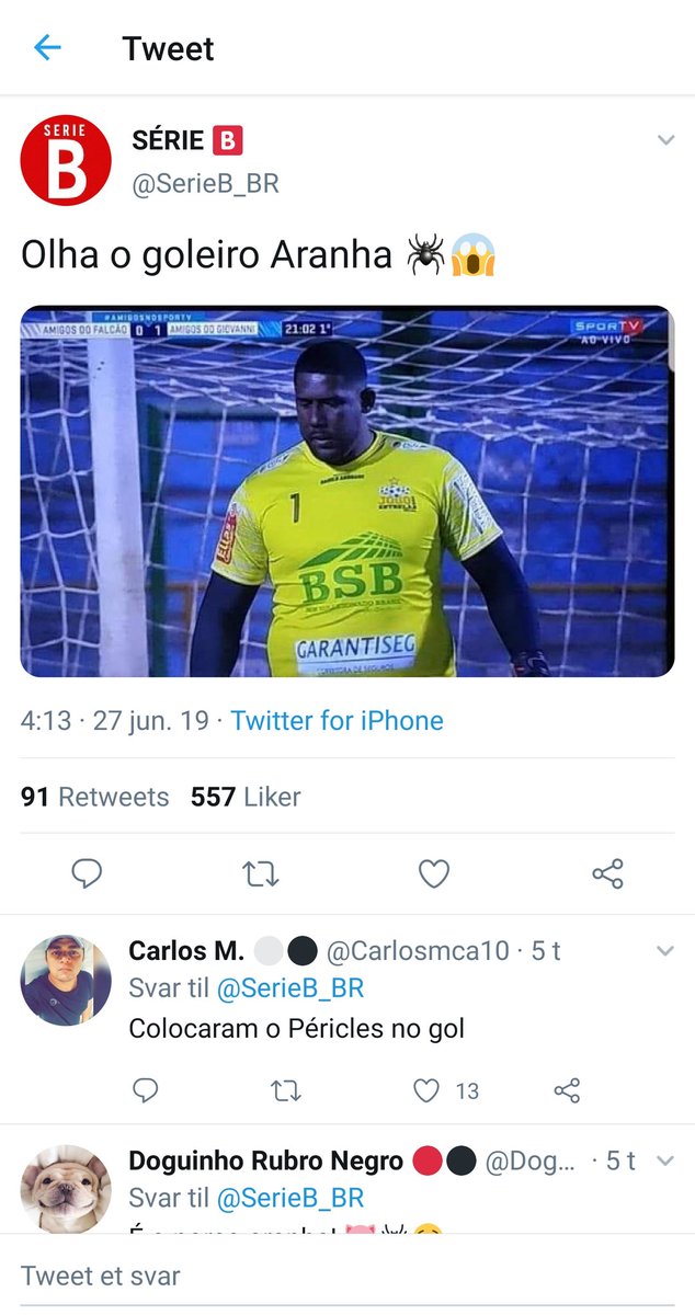 A Thread From Andreostgaard So Pra Avisar O Q Vcs Ta Fazendo Com O Nosso Grande Ex Goleiro Aranha E Bullying Ridicular Alguem Pra