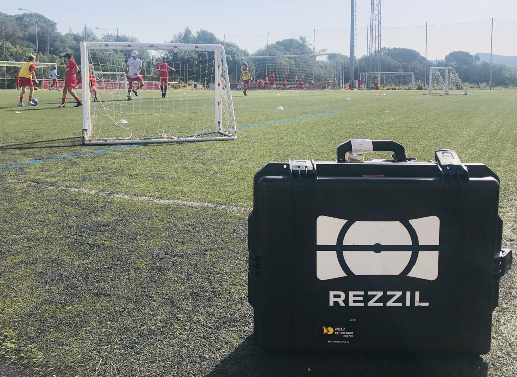 Rezzil working with the next generation of players at Girona FC.  #youthfootball