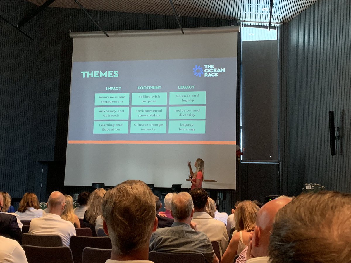 ceciliaedling's tweet photo. Karin from #theoceanrace speaking on their sustainable ways of working
#sustainability #midsummermatchcup2019
#maritimeinnovationforum https://t.co/bGtUIaEAmk
