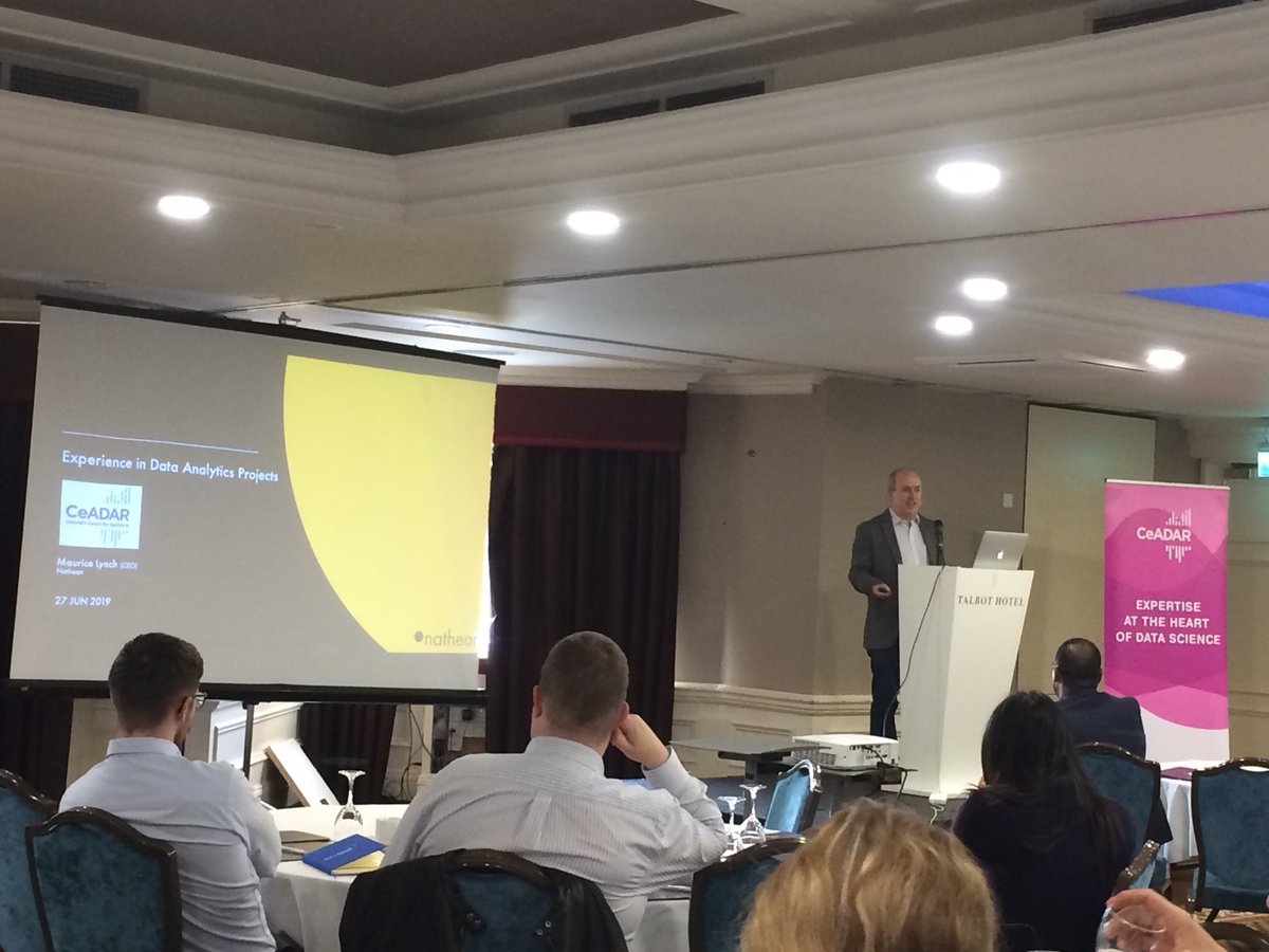 CeADAR Ireland (@ceadarireland) on Twitter photo Next up <a href="/NatheanTech/">Nathean Analytics</a> Maurice Lynch gives us the industry point of view on data analytics projects <a href="/CeADARIreland/">CeADAR Ireland</a> Next up <a href="/NatheanTech/">Nathean Analytics</a> Maurice Lynch gives us the industry point of view on data analytics projects <a href="/CeADARIreland/">CeADAR Ireland</a>