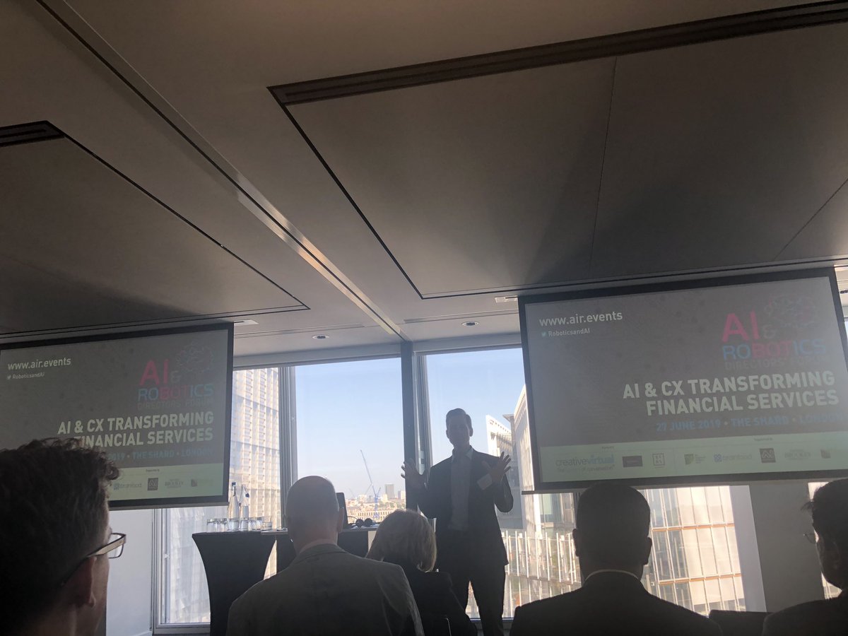 Looking forward to an exciting day ahead <a href="/RoboticsandAI/">Conference.Neurons.AI AI & Robotics Events #intoAI</a> <a href="/Gallup/">Gallup</a> <a href="/TheShardLondon/">TheShardLondon</a> #ai #robotics #financialservices #theshard