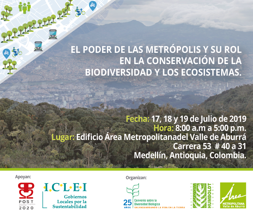 4Post2020BD's tweet photo. We are very close! The common road map for cities, metropolitan areas, local and subnational governments towards “Living in Harmony with Nature” drafted at #TNOCSummit will be released on July 17th in Medellin @Areametropol ! https://t.co/oV2W0Rh3Mp