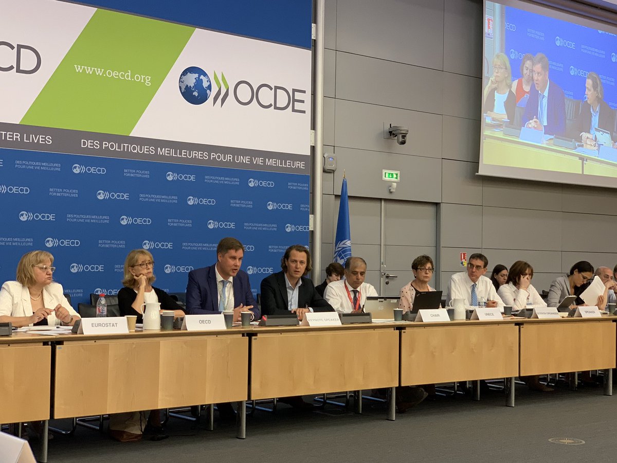Muddydolphin's tweet photo. Chris Sharrock, UK ambassador to the OECD @CSharrockParis ‘evidence and data should be at the heart of the policy making debate ... NSOs will be critical to this’ #cesUNECE #ukstatistics #statistics #data https://t.co/bC9gVYGHe7
