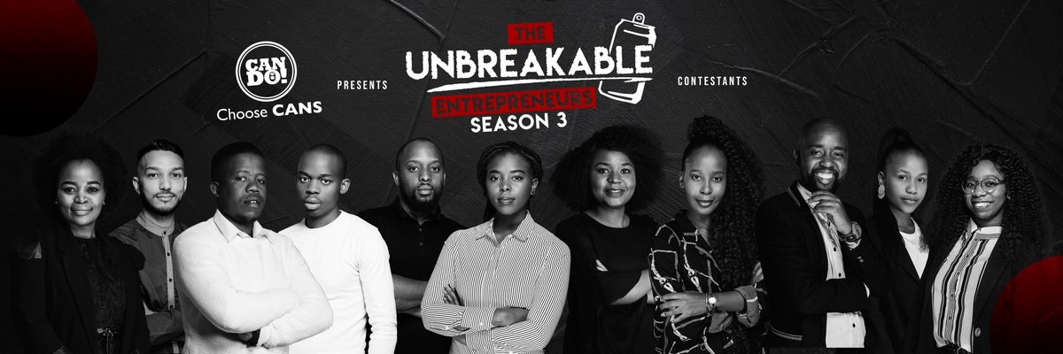 TheThroneMag's tweet photo. Meet the CAN DO! Unbreakable S3: Top 11 Finalists. The contestants will pitch their business to a panel of judges in the CAN DO! Unbreakable Entrepreneurs show that will be airing soon. https://t.co/2rkZ1FgpnD #UnbreakableS3 #ChooseCans @Can_Do_Za https://t.co/WSCeYuZxcd