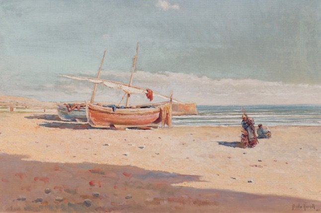 MuseusDeSitges's tweet photo. Tres platges de #Sitges de Joan Batlle i Amell. Formen part del fons del #MuseuMaricel:
‘Platja de Sitges’ (1894)
‘Platja’ (1895)
‘Vista de la platja’ (sd)
https://t.co/g0r3tLUaGJ https://t.co/e6QajGWpQd