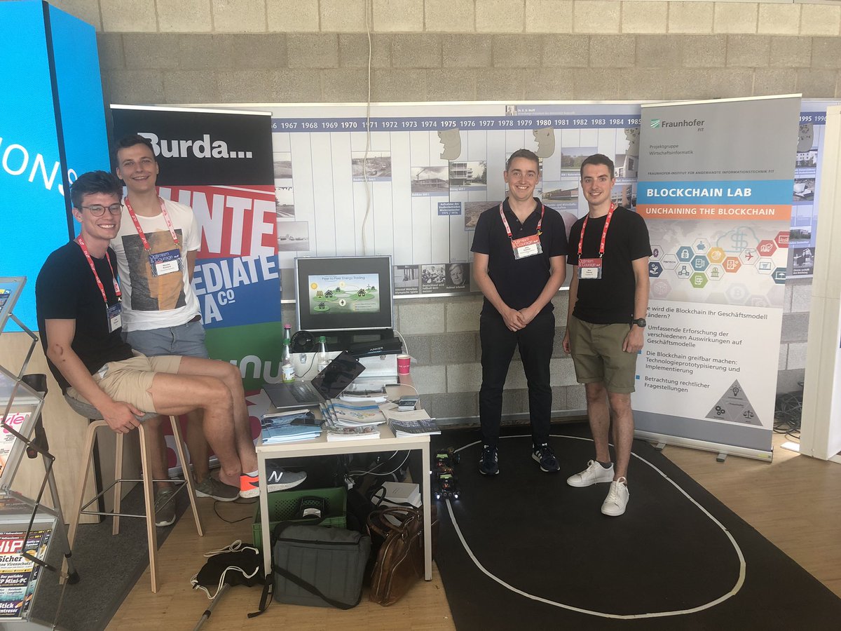 Meet our <a href="/FraunhoferLab/">Fraunhofer BlockchainLab</a> today at #DLDCampus19 in #Bayreuth <a href="/FIMresearch/">FIMresearch</a> <a href="/unibt/">Universität Bayreuth</a>