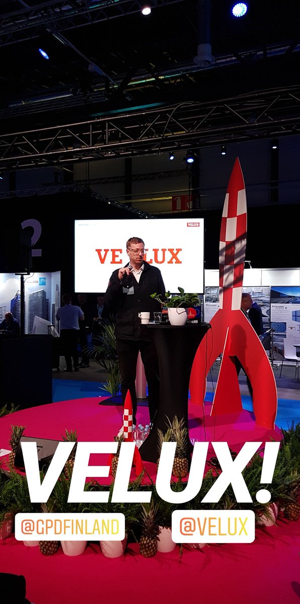 StepChangeGPD's tweet photo. VELUX! Selling us air and well-being!  @VELUX @GPDconference https://t.co/Wbl5rsb3yI