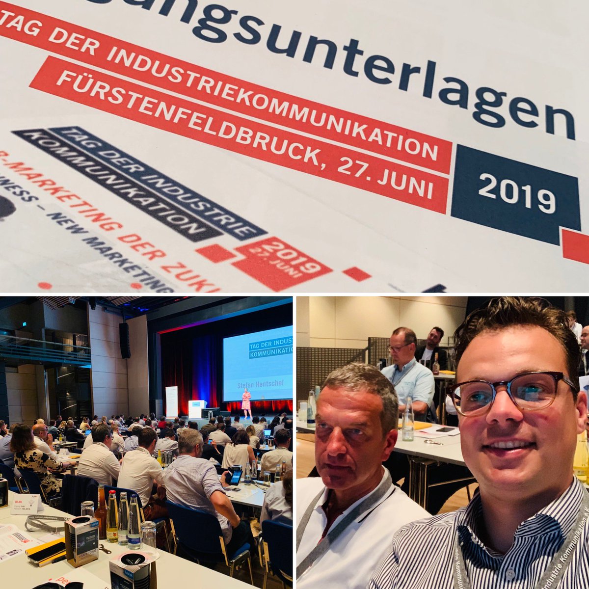 Heute für <a href="/FinkFuchs/">Fink & Fuchs AG</a> (eigentlich für unseren Spaß) zusammen mit <a href="/MichaelZell/">Michael Zell</a> auf dem Tag der Industriekommunikation #bvik #tik19