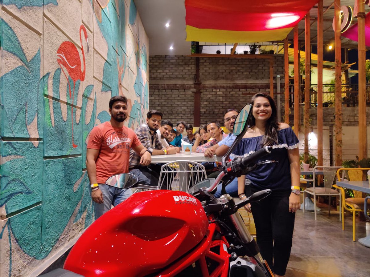 Ducati_Pune's tweet photo. Here are few snapshots of Ducati arena at the FOMO (Infosys Night). https://t.co/Pg1QcgcieP