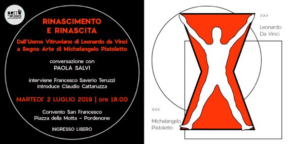 RINASCIMENTO E RINASCITA
Dall'Uomo Vitruviano di Leonardo Da Vinci a Segno Arte di Michelangelo Pistoletto
#PORDENONE #dedicaincontra <a href="/comunepordenone/">Comune di Pordenone</a> <a href="/sextonplugged/">SextoNplugged</a> @fondazionefriuli @FVGlive