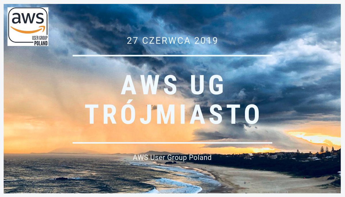 🧨To już dzisiaj widzimy się spotkaniu AWS User Group w Trójmieście. Ostatnia okazja aby spotkać się i powymieniać doświadczeniami przed wakacjami. 
Masz trochę ⏰
DOŁĄCZ DO NAS ➡️ buff.ly/2FzbshJ