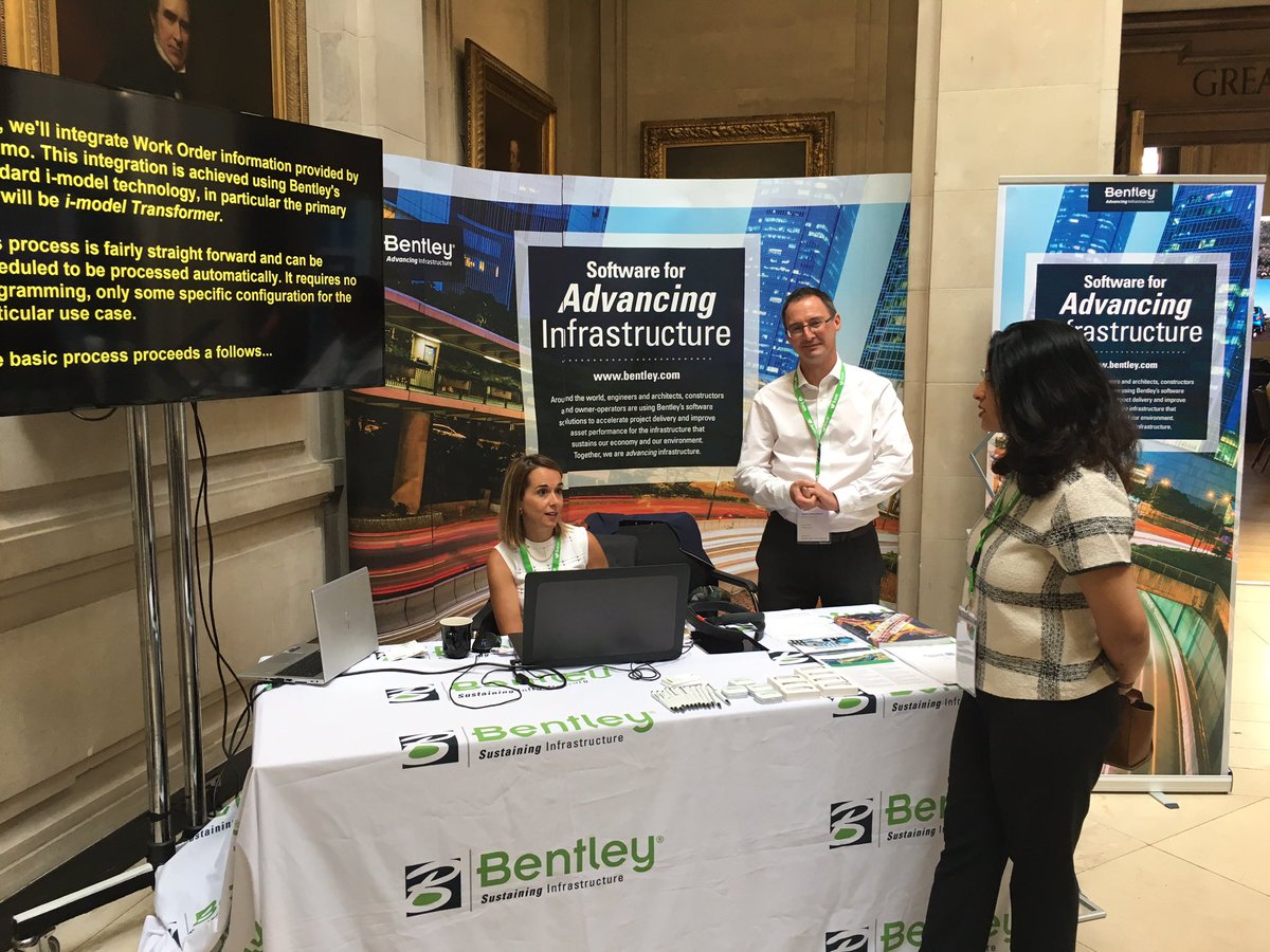 FULmax's tweet photo. Great first session at #BAMDigital - @BentleyUKI and @FULmax getting great exposure at the entrance!
#Exciting exposure to @BAMNuttall @BAMConstructUK @BAMIrl_ @BAMGroup_EU projects with @Synchro_Ltd @LeicaGeo_UKI @autodesk @HexagonAB using #VR4Construction https://t.co/899kenXzD7