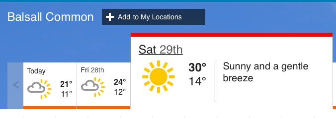 The weather forecast has got even hotter for Saturday's Balsall Beerfest. If you haven't got tickets yet pop in to <a href="/OakesFarmShop/">Oakes Farm Shop</a> Balsall Common Pharmacy or Michaels Drinks World - or get them via balsallbeerfest.com #balsallcommon #whatson #heatwave