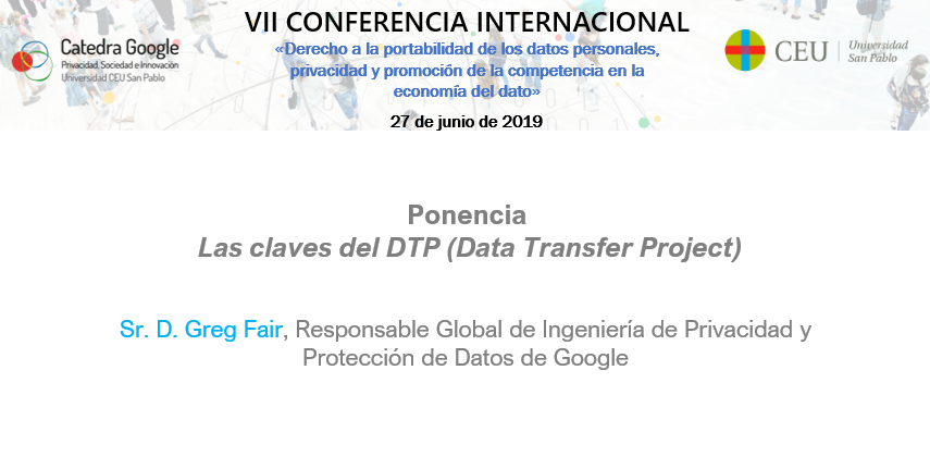 SouthEUGoogle's tweet photo. Comienza la ponencia de Greg Fair, @Google , sobre el #DataTransferProject. #VIICICG. Tras esta explicación, nos vamos a tomar un cafetito! https://t.co/djht8HWcnj