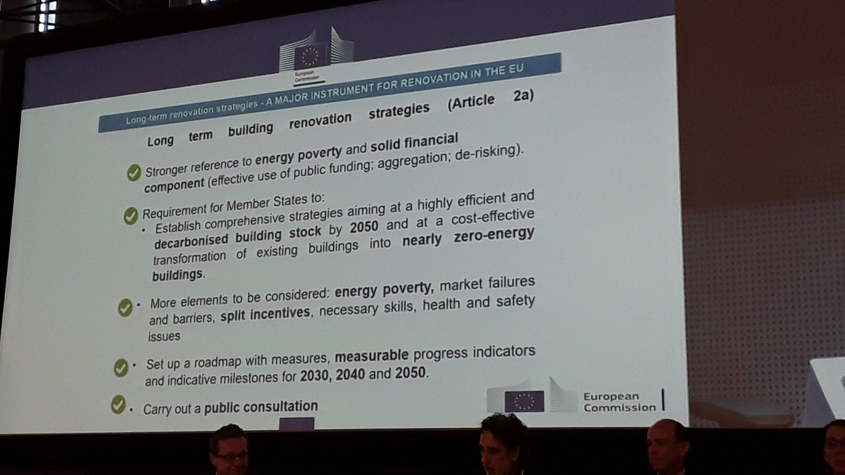 Attendons the morning #H2020Energy  session on #decarbonized buildings.
<a href="/Energy4Europe/">Energy4Europe 🇪🇺</a> Pau Garcia Audi: "Smart technologies are here to stay"