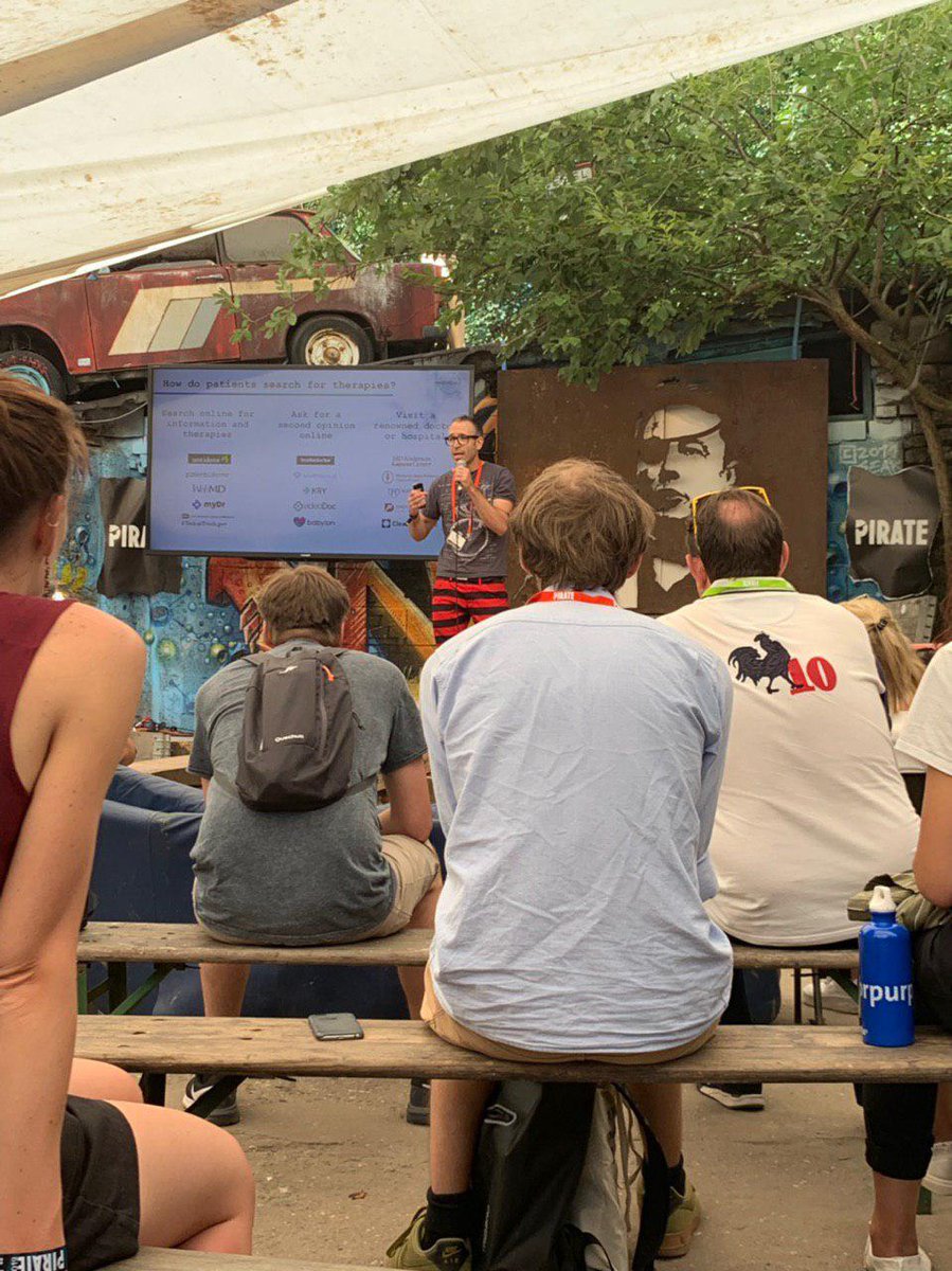 PIRATESummit's tweet photo. .@MRafatti from @HealthQuay is walking the plank! Come to our Captain's Deck to see how brave he is! #piratesummit https://t.co/1uR7FRU08L