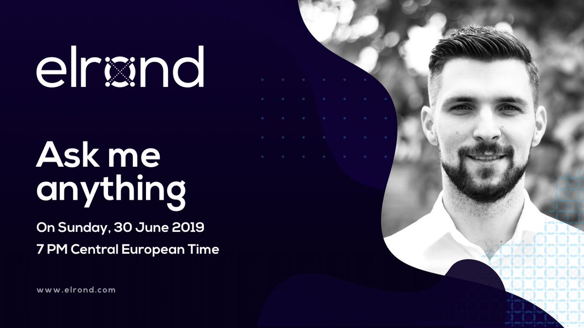 Multiversᕽ (@multiversx) on Twitter photo Have a burning question you’d like to ask #elrond before the @Binance Launchpad sale? Now’s your chance!
Join Elrond Network Founder & CEO <a href="/beniaminmincu/">Beniamin Mincu |🇺🇸/acc</a> for a Live video AMA on June 30th, 7PM CET.
Comment your questions below to have them answered live! Have a burning question you’d like to ask #elrond before the @Binance Launchpad sale? Now’s your chance!
Join Elrond Network Founder & CEO <a href="/beniaminmincu/">Beniamin Mincu |🇺🇸/acc</a> for a Live video AMA on June 30th, 7PM CET.
Comment your questions below to have them answered live!